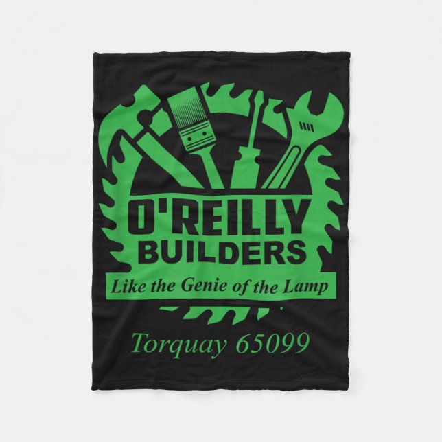 Manta Polar Torres Funny Fawlty, Basil Fawlty, Oreilly Builder (Anverso)