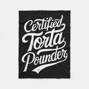 Manta Polar Torta certificada latina divertida bajo el sarcasm
