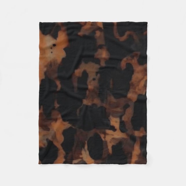 Manta Polar TortoisesHell Seamless Pattern, Moda TortoiseShell (Anverso)