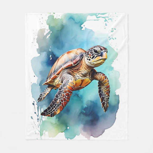 Manta Polar Tortuga acuática (Anverso)