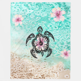 Manta Polar Tortuga de Hibiscus