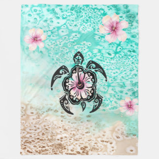 Manta Polar Tortuga de Hibiscus