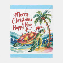 Manta Polar Tortuga en el paraíso de los Navidades