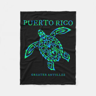 Manta Polar Tortuga marina de Puerto Rico niños niñas párvulo