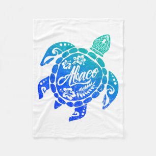 Manta Polar Tortuga marina tribal de Abaco Vacaciones en la pl