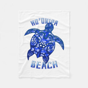 Manta Polar Tortuga tribal de vacaciones en Hawaii de la playa