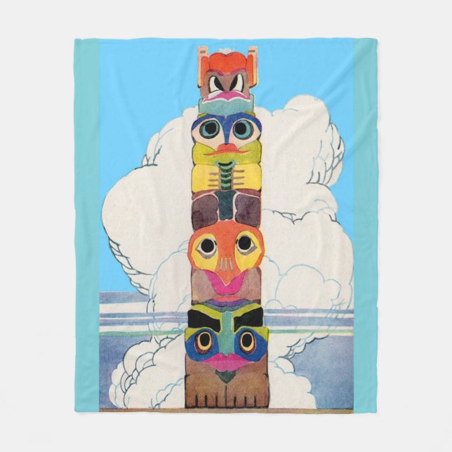 Manta Polar Tótem de los años 1920 (Anverso)