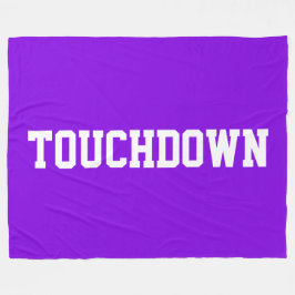 Manta Polar TOUCHDOWN Bright Purple Athletic White Block Text 