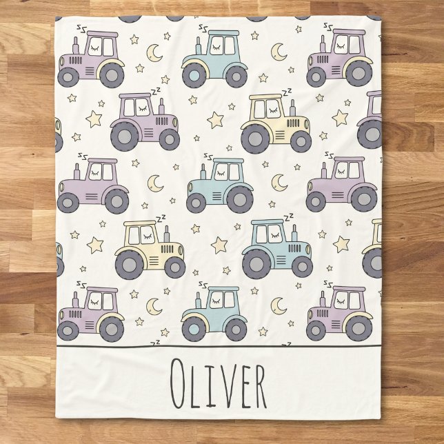 Manta Polar Tractor Dormilón Pastel Adorable (Subido por el creador)