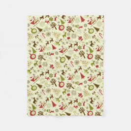 Manta Polar Tradiciones de vacaciones de navidades