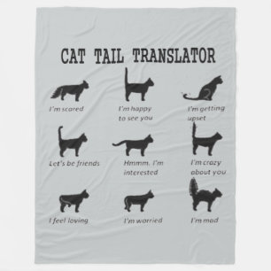 MANTA POLAR TRADUCTOR DE LA COLA DE CAT