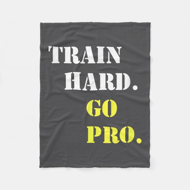 Manta Polar Train Hard And Go Pro - Training - Srt - Gym - Mot (Anverso)