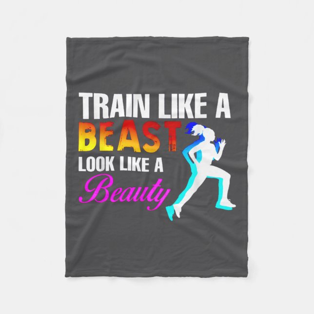 Manta Polar Train Like A Look Like A Beauty Fitness  (Anverso)