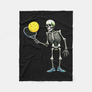 Manta Polar Traje de Halloween Pickleball Skeleton Tee Pickleb