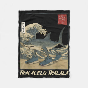 Manta Polar Tralero Tralala Shark Italiano Brainrot Meme Japa