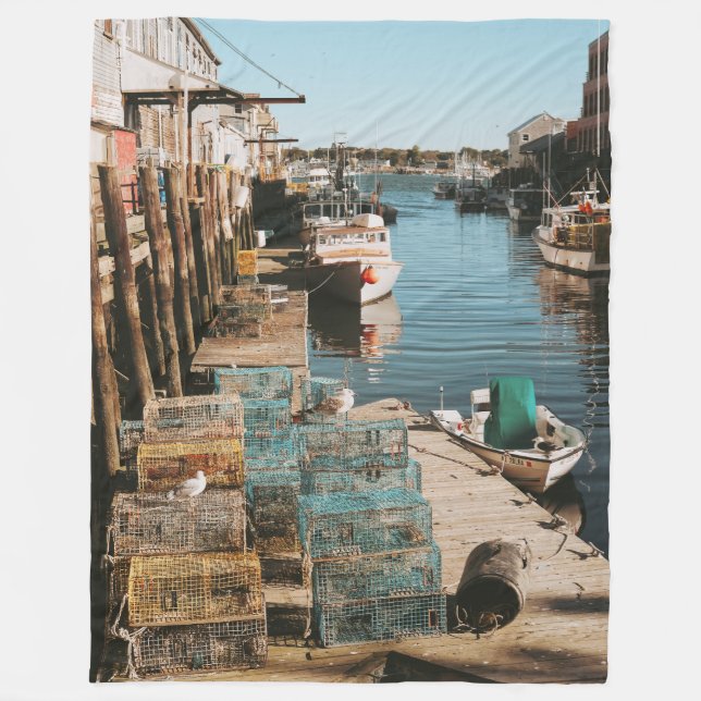 MANTA POLAR TRAMAS DE LOBSTER (Anverso)