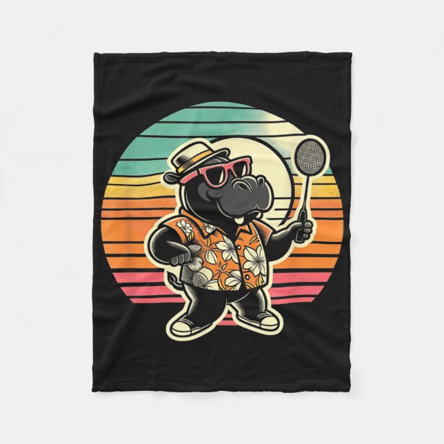 Manta Polar Transbordador Badminton Hippo (Anverso)