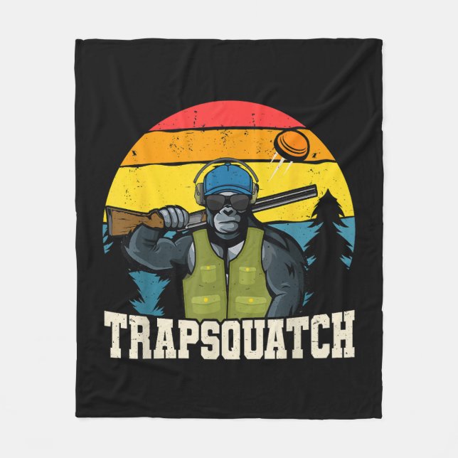 Manta Polar Trapsquatch Hombres de Tiro de arcilla divertida d (Anverso)