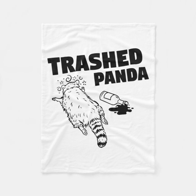 Manta Polar Trashed Panda  (Anverso)