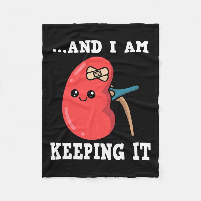 Manta Polar Trasplante de Dólar Riñón Enfermedad renal 3 (Anverso)