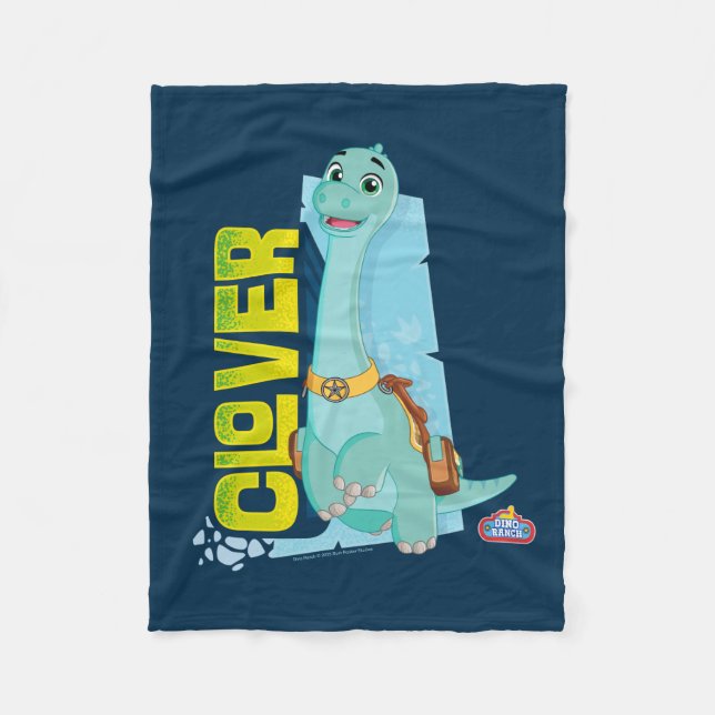 Manta Polar Trebol | Dino Ranch (Anverso)