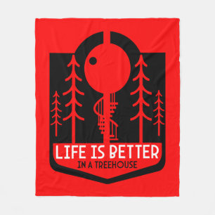 Manta Polar Treehouse Playhouse De Vuelta A La Escuela