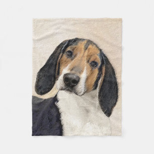 Manta Polar Treeing Walker Coonhound Painting - Arte original