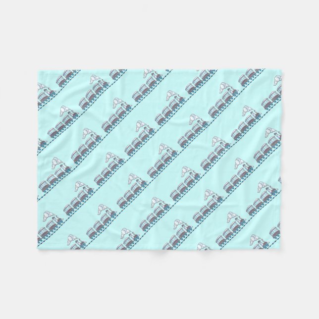 Manta Polar Tren de juguete (Frente (Horizontal))