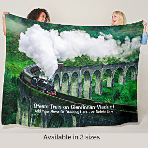 Manta Polar Tren de vapor en el viaducto de Glenfinnan - Añadi