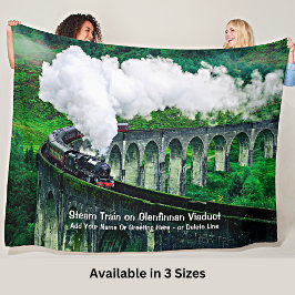 Manta Polar Tren de vapor en el viaducto de Glenfinnan - Añadi