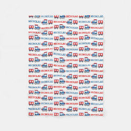 Manta Polar Tren infantil PERSONALIZADO