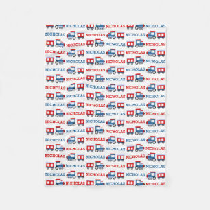 Manta Polar Tren infantil PERSONALIZADO