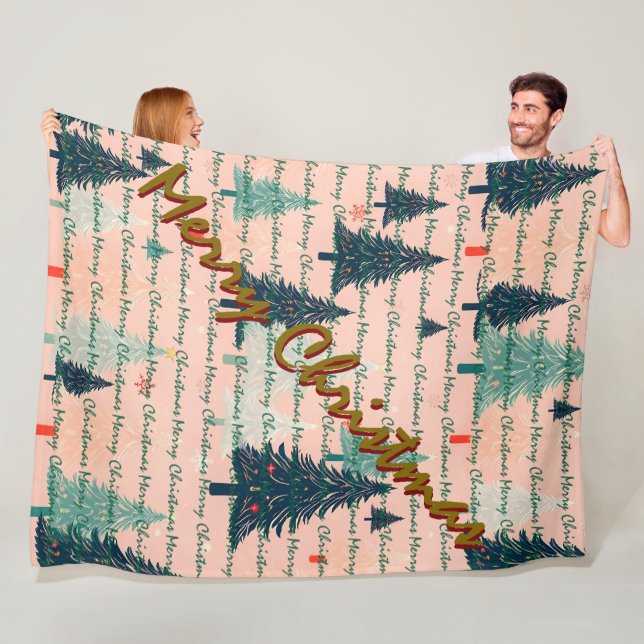 Manta Polar Trendy Christmas Luxury Christmas Trees (In situ)