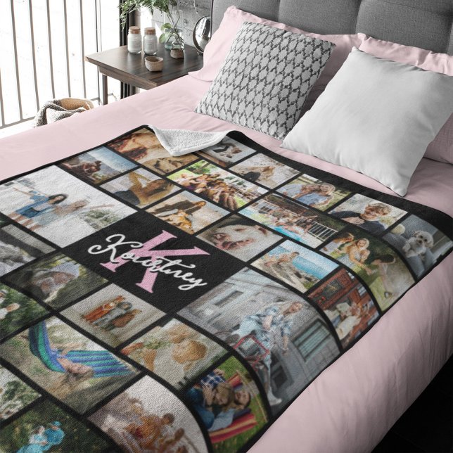 Manta Polar Trendy Monogram 34 x Photo Collage (Subido por el creador)