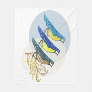 Manta Polar Tres Aves