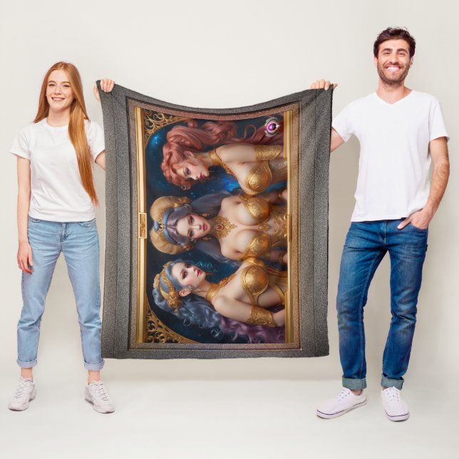 Manta Polar Tres grados de mitología griega por Xzendor7 (In situ)