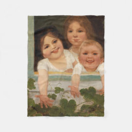 Manta Polar Tres hijos en la ventana