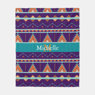 Manta Polar Tribal azteca bohemiana