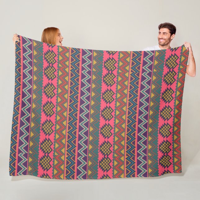 Manta Polar Tribal Energy Blanket - Vibes Boho audaces y audac (In situ)