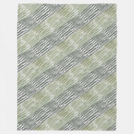 Manta Polar Tribal Green Stripes Abstract Pattern