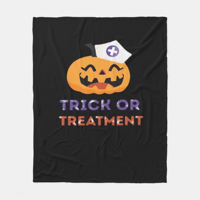 Manta Polar Trick de enfermería de Halloween o camiseta clásic