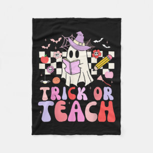 Manta Polar Trick O Teach Groovy Teacher Halloween Retro Flor