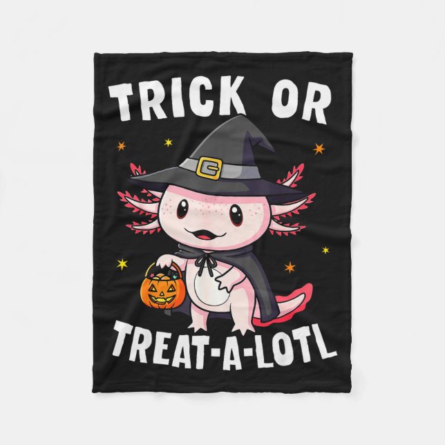 Manta Polar Trick Or Treat A Lotl Axolotl Halloween Costume Wi (Anverso)
