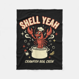 Manta Polar Tripulacion de cangrejos de mariscos Shell Yeah Cr