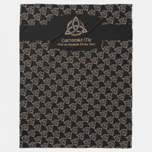 Manta Polar Triquetra (Brown/plata)