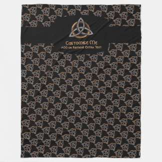 Manta Polar Triquetra (Marrón/Plata)