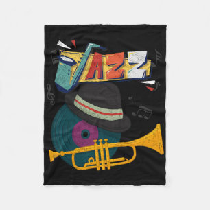 Manta Polar Trompetas de Jazz Retrodivertido Música Festival N