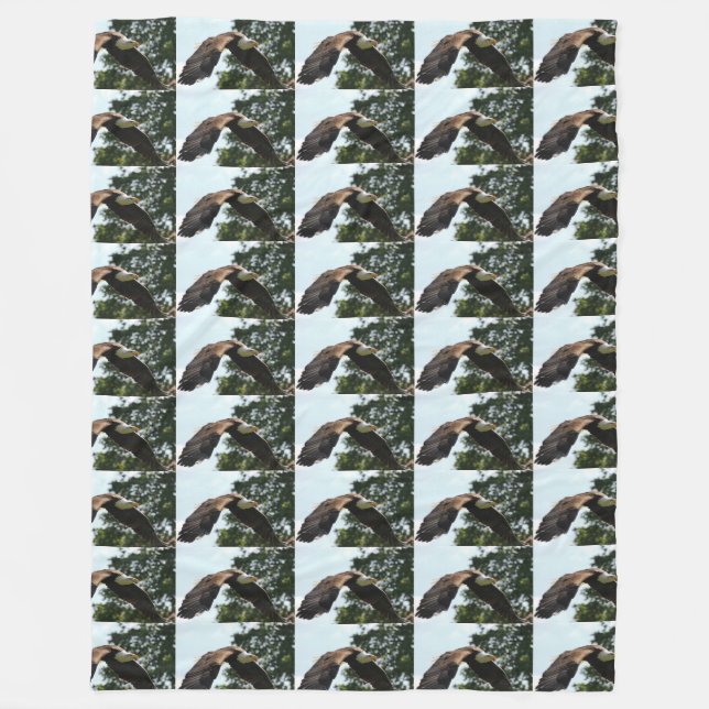 Manta Polar tropas de honor de águila calva Estados Unidos art (Anverso)