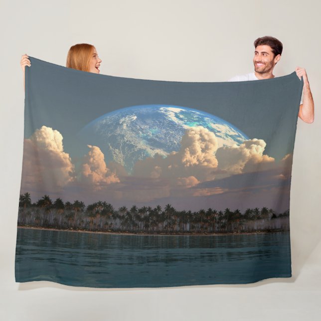 Manta Polar Tropic de Aquarius Fleece Blanket (In situ)