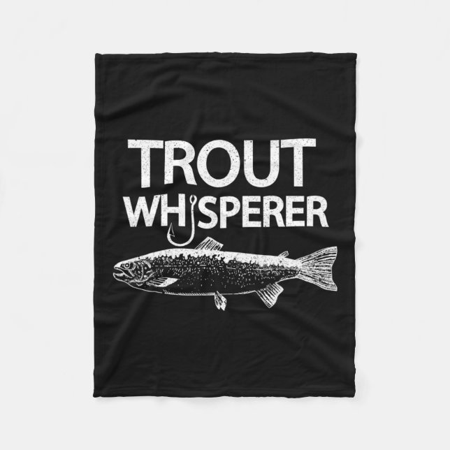 Manta Polar Trout Whisperer Fly Fisherman Tee (Anverso)